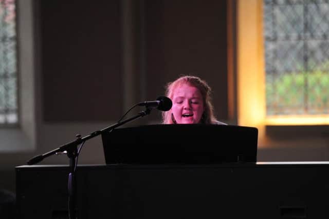 Molly Disbury blew everyone away with her Beatles medley. Picture: Gerard Binks.