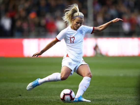 Rachel Daly in action for England. Picture: Getty Images