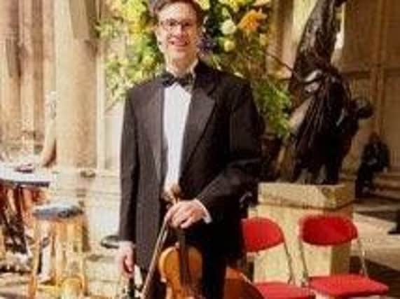 Violinist Richard Fletcher