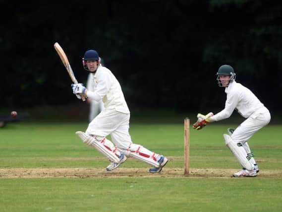 Follifoot CC batsman Nick Robinson in action.