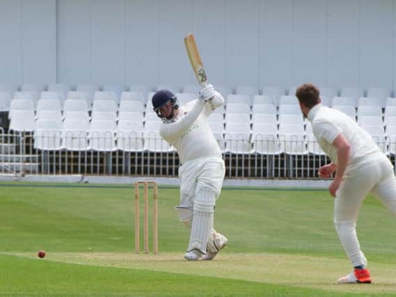 New Harrogate CC captain Ross Sedgley in action.