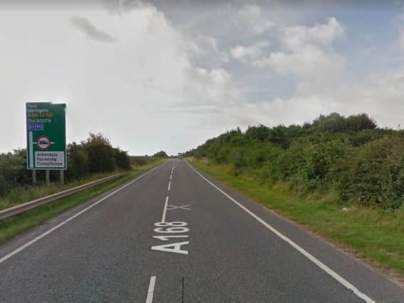 A man has died after a serious crash between a car and a lorry in North Yorkshire. Photo: Google.