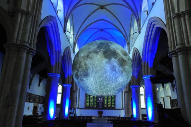 The amazing Museum of the Moon exhibition. Picture: Gerard Binks.