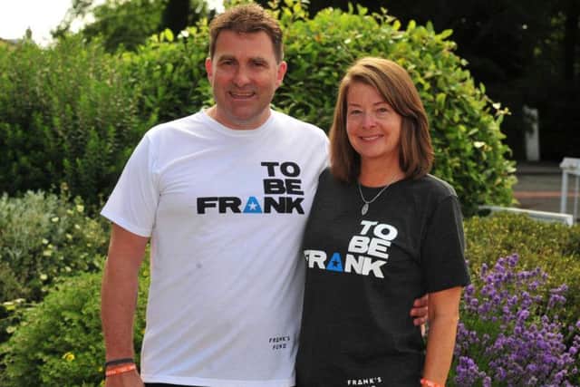 Frank's parents, Mike and Louise Ashton. Picture: Gerard Binks.