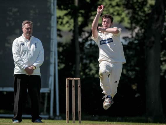 Helperby CC captain Dan Marston led his side to a first win of 2019. Picture: Caught Light Photography