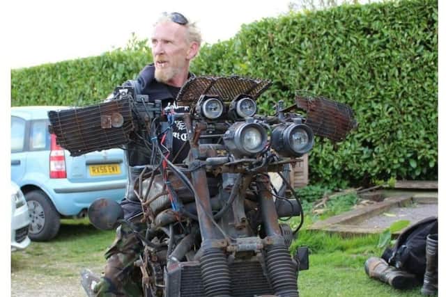 Experienced motorcyclist Al Plunkett, 52, was riding back from Scarborough when his motorbike was in a collision with a car which was turning into a farm entrance.