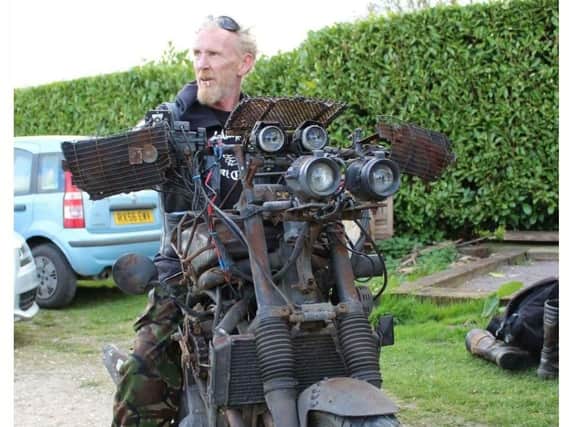 Experienced motorcyclist Al Plunkett, 52, was riding back from Scarborough when his motorbike was in a collision with a car which was turning into a farm entrance.