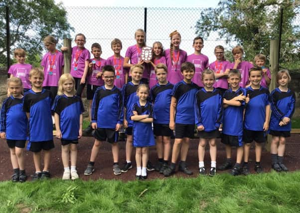 The pupils finished in first place in the Harrogate Sports Partnership Small Schools League.