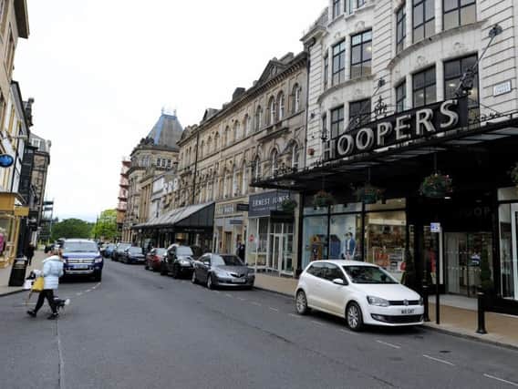 Campaign to support independent business - One of Harrogate's prime retail streets, James Street.