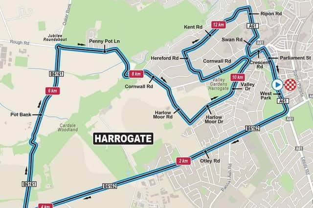 The gruelling Harrogate circuit will be used during the UCI this September.