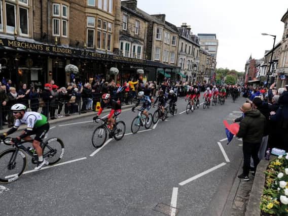 The Harrogate town centre UCI circuit was first used by the riders in the Tour de Yorkshire last May.