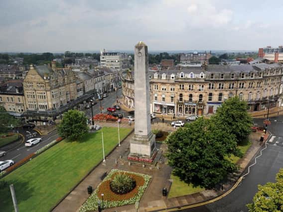 Is Harrogate town centre on the decline?