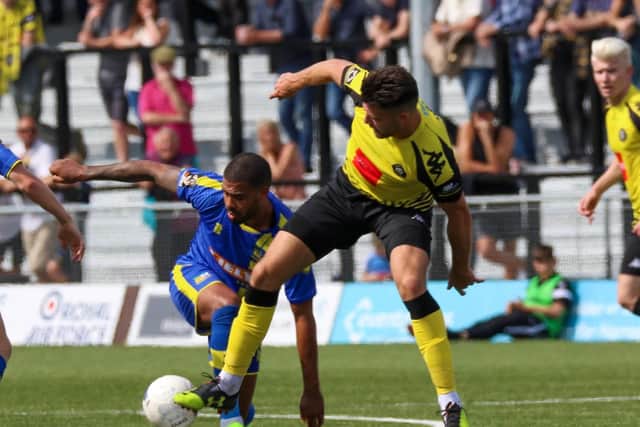 Connor Hall 6. A shaky start, but improved as the afternoon wore on. Looked unsettled by the physicality of Nathan Blissett and Paul McCallum early on.