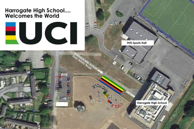A map of the school's plans for the UCI.