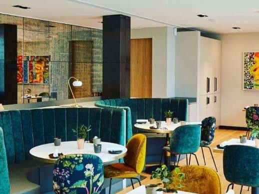 "This smart restaurant is set in Rudding Parks spa and has floor to ceiling windows overlooking the hotels grounds." Picture: Michelin Guide.