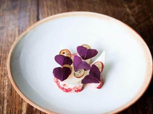 "An array of preservation techniques results in dishes with bold contrasts and a Scandinavian feel." Picture: Michelin Guide.