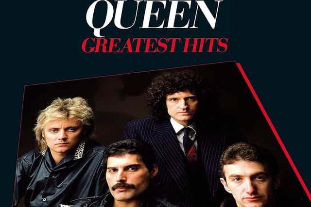 The cover of Queens Greatest Hits album which will be featured in a Harrogate event.