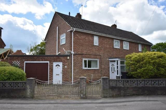 A three bedroom semi in Harrogate is going under the hammer with a guide price of £220,000.