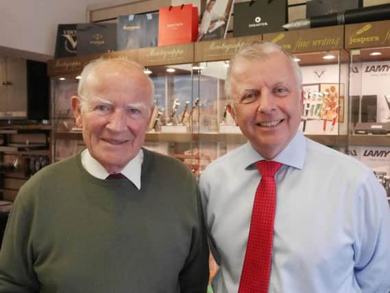 End of an era - Charles and Peter Jesper who have retired from their famous family business.