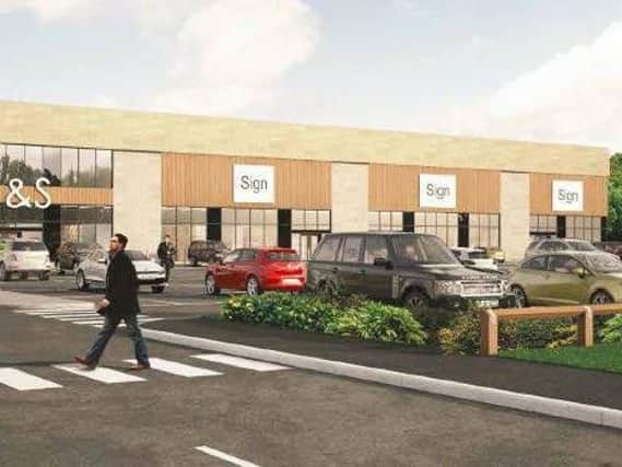 An artist's impression of what the Ripon M&S could look like.