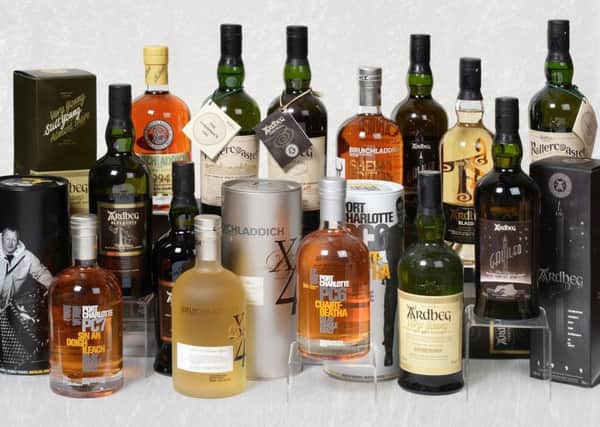 A selection of Whisky in Tennants Auctioneers Fine Wine and Whisky sale.