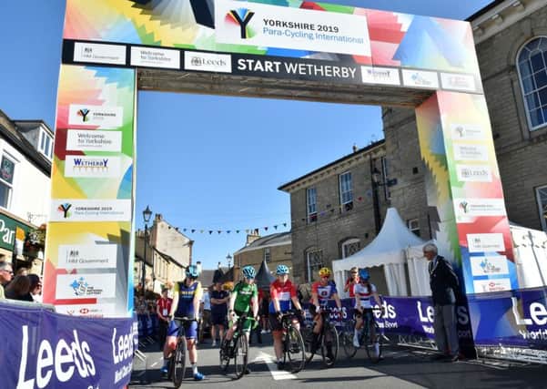 Wetherby enjoyed hosting para-cyclists last Saturday and will tomorrow welcome world-class junior cyclists.