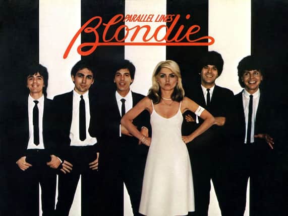 The classic cover of multi-million selling hit Blondie album Parallel Lines.