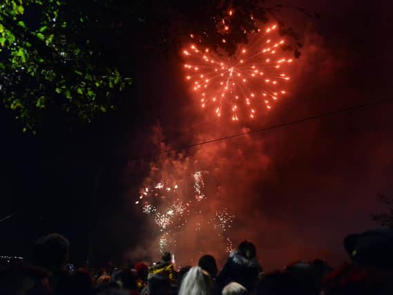 These are all the fireworks events in the Harrogate district.