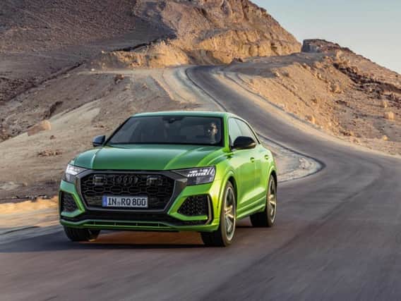 A quick SUV from Audi