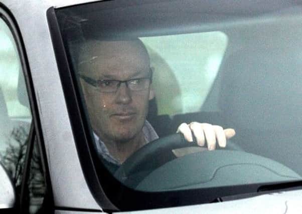 Brian McDermott arrives at Thorpe Arch today