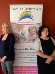Natalie Dobson (left) and Megan Sweeting (right) of Over the Rainbow Care. (S)