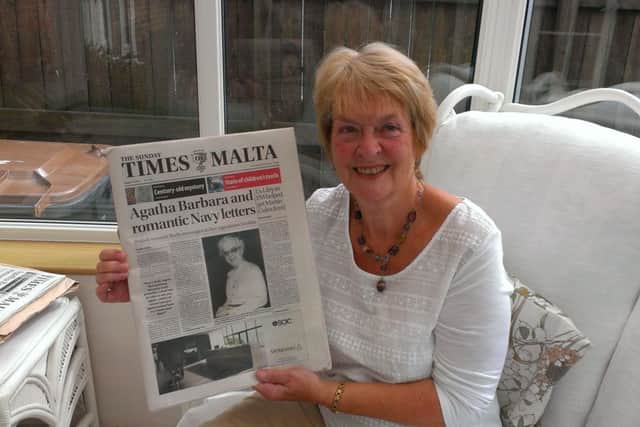 Ann Wickham with The Times of Malta
