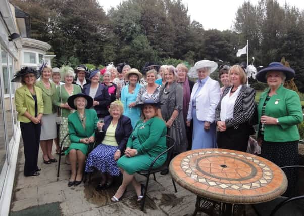 Members of Harrogate Flower Club (s).