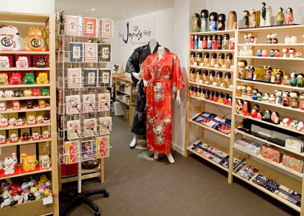 The Japanese Shop at Harrogate Business Centre off Leeds Road in Harrogate supplies a wide variety of authentic gifts sourced directly from Japan. (S)