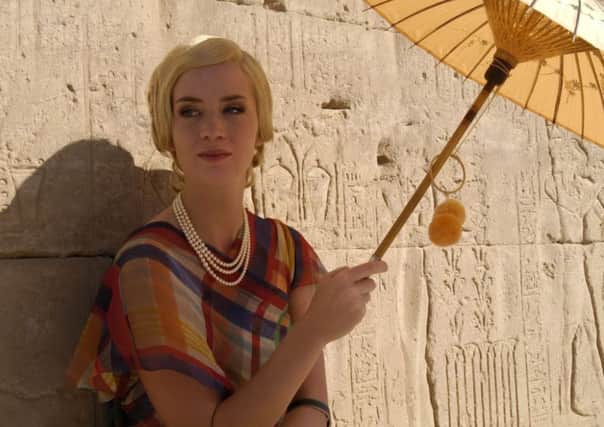Emily Blunt in ITV's Poirot - Death on the Nile from 2004.