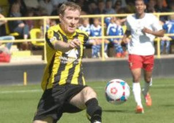 James Walshaw scored a hat-trick for Town