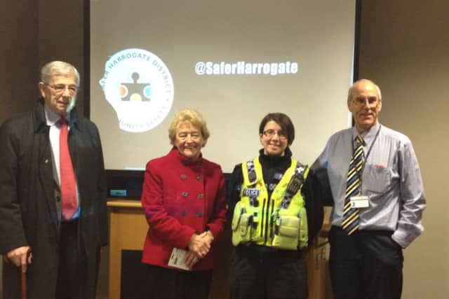 The community safety partnership team at the films' launch