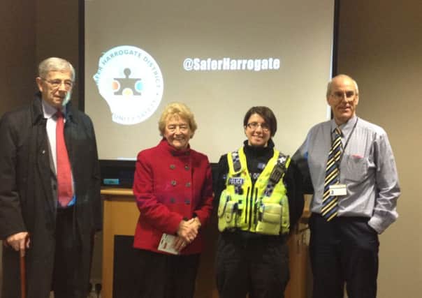 The community safety partnership team at the films' launch