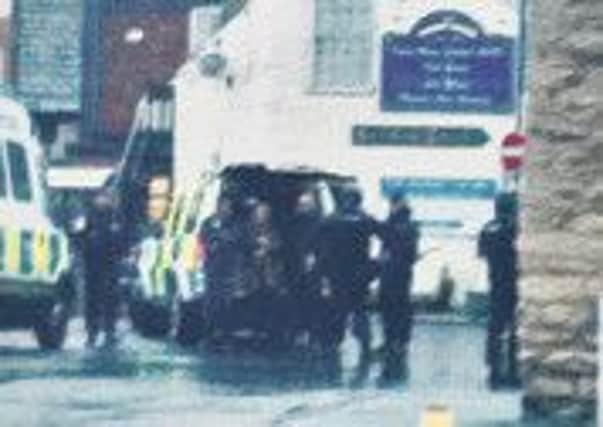 Twitter pictures of the lockdown in Knaresborough (s).