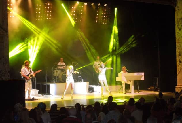 Abba Mania on stage at the Royal Hall. (Picture by Mike Hine)