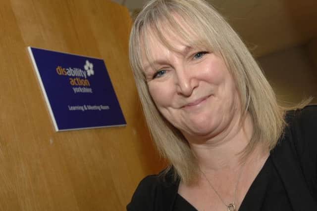 Jackie Snape, chief executive of Disability Action Yorkshire.(1202273AM2)
