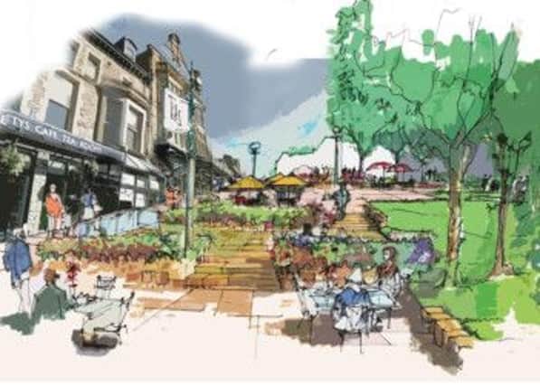 Sketches of how Harrogate town centre could look.