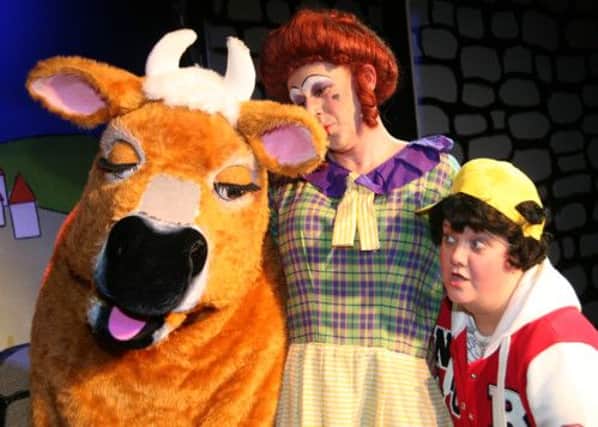 Cast members from Knaresboroough Players' panto Jack & The Beanstalk at Frazer Theatre. (Picture by Philip Tennant)
