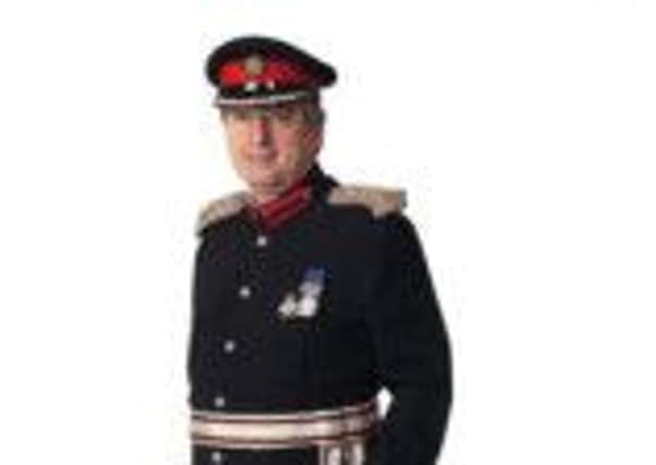 The Vice Lord Lieutenant of the North Yorkshire Peter Scrope DL (s).