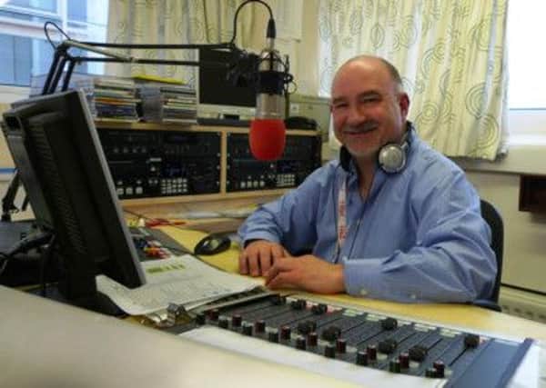 Harrogate Hospital Radio chairman Ian Wighton (s).