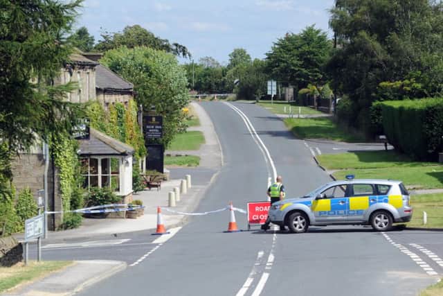 Police at the scene in Whipley Bank, Ripley, where Mark Berney was murdered. See Ross Parry copy RPYSTAB : A "possessive and controlling" husband tracked his wife's movements with an app before finding her with another man - who he then killed with a kitchen knife in front of their children, a court heard.  Oktay Kilic, 40, allegedly used a mobile app called Find a Friend and enlisted one of his taxi driver friends to locate the two - who were engaged in sexual activity inside her car on a country lane.  The Turkish taxi driver took his children in the car with him before pulling up directly in front of the lovers and leaped out - and allegedly slashing Mark Berney, 44, multiple times with a 16 centimetre blade, a jury was told.  Leeds Crown Court was told how Mr Kilic's wife, solicitor Kathleen Kilic, had been subject to physical and emotional abuse for years before the incident took place on August 3, 2014 in Ripley, North Yorks.