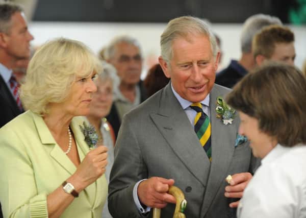 Prince Charles, pictured with the Duchess of Cornwall, on a visit to Harrogate.