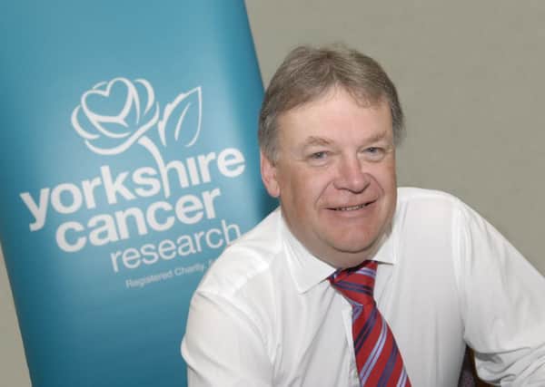 Charles Rowett, Chief Executive Officer of Yorkshire Cancer Research.