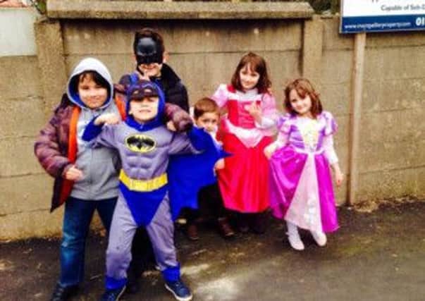 Batman and friends celebrating World Book Day. Submitted by Hajrie Obrinja Hajra (s).