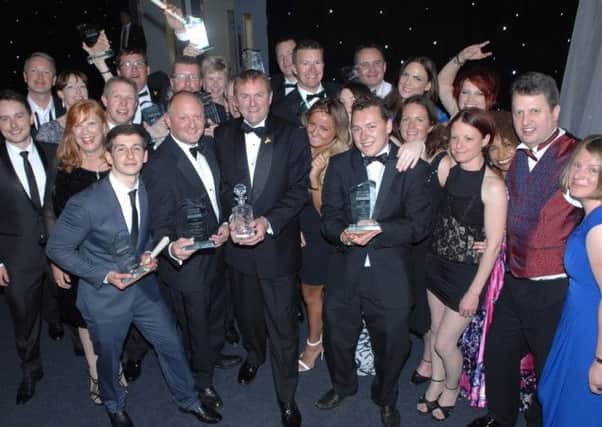 Winners at the 2014 Harrogate Advertiser Series Business Awards.